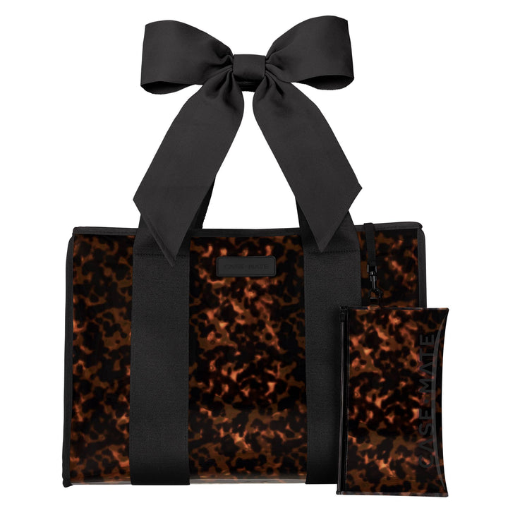Case-Mate Tortoiseshell Bow Jelly Tote Bag