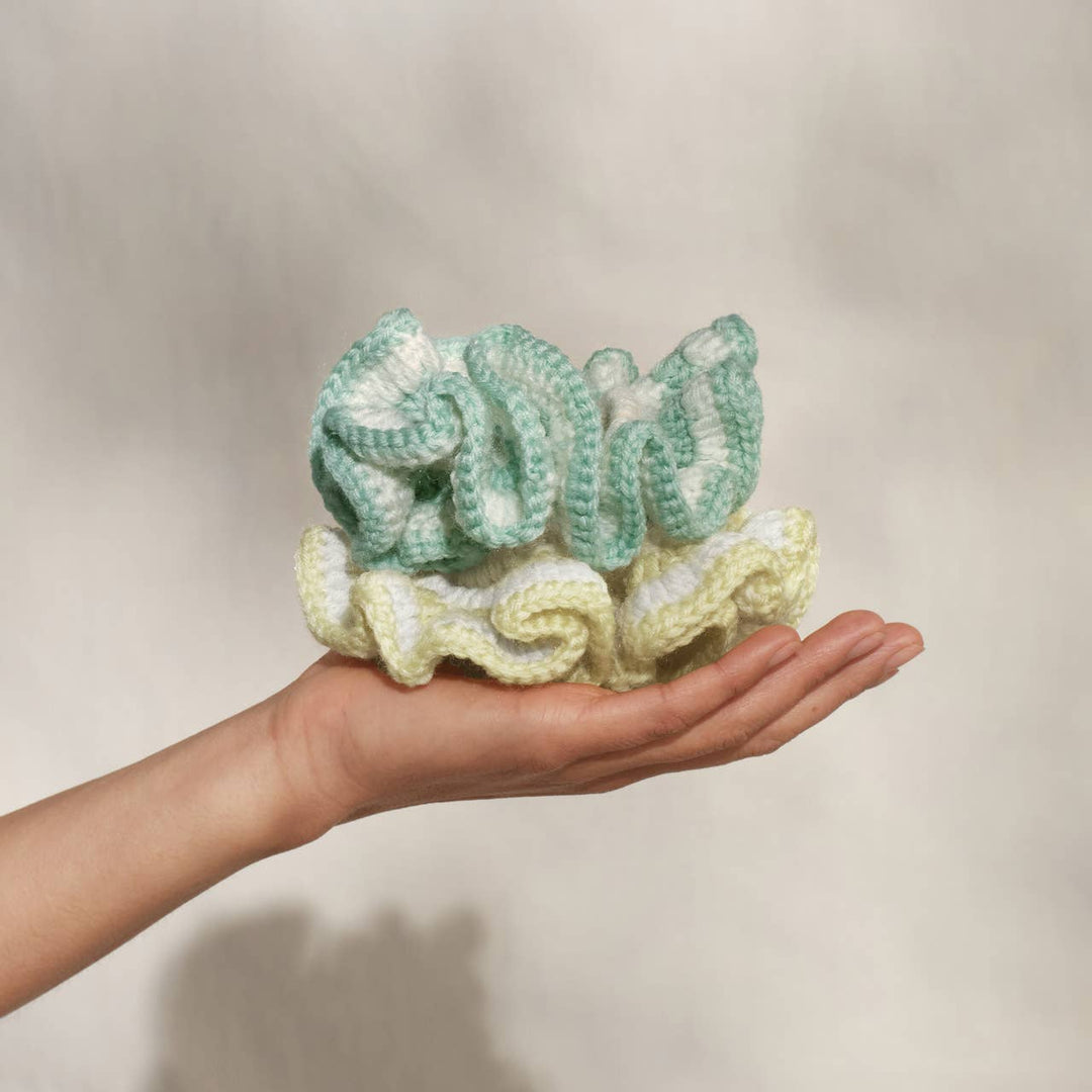 Kitsch - Crochet Scrunchie - Seafoam Blue