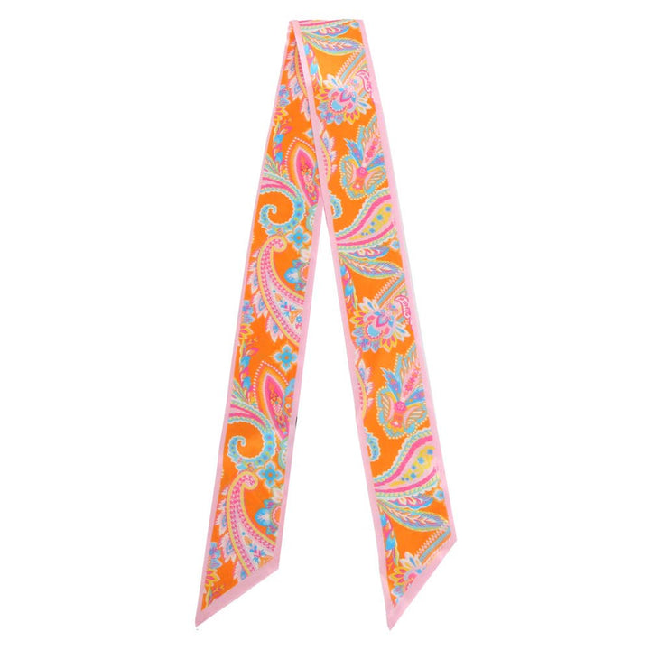 Paisley Twilly Scarf - Blue