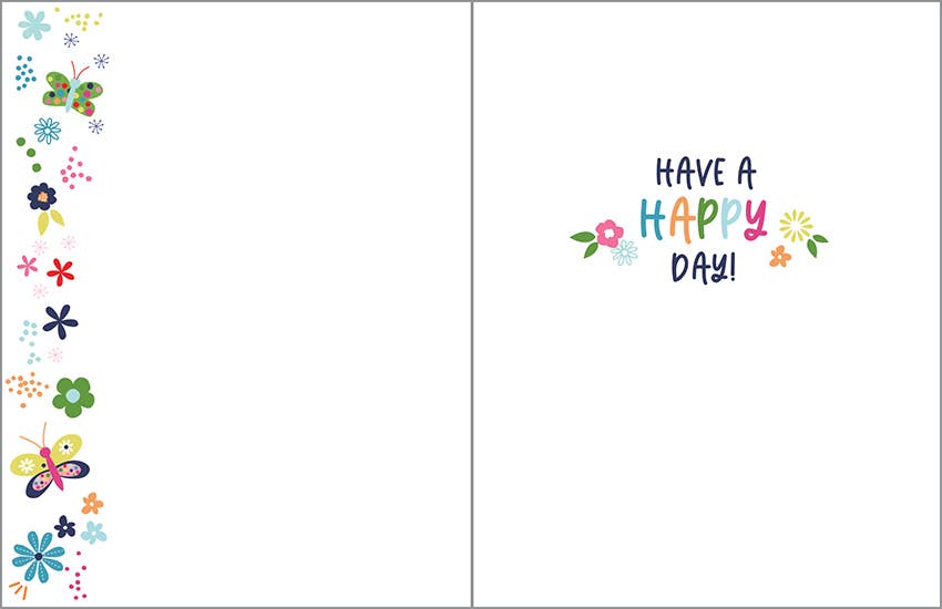 Birthday Greeting Card - Sweet Flowers Birthday