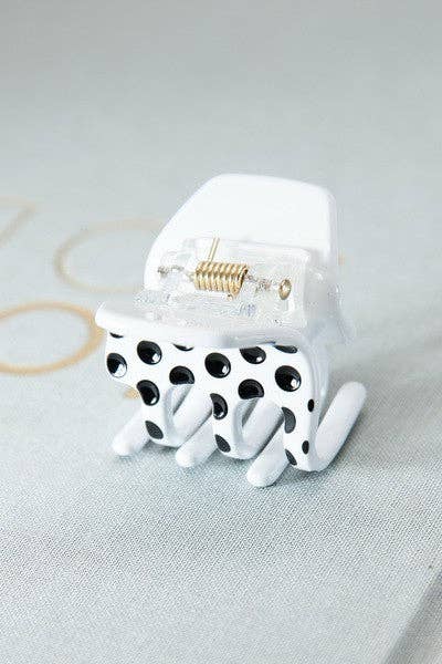 Mary - Mini Polka Dot Claw Clip