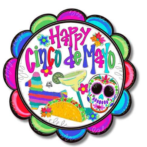 Door Hanger Attachment - Cinco De Mayo