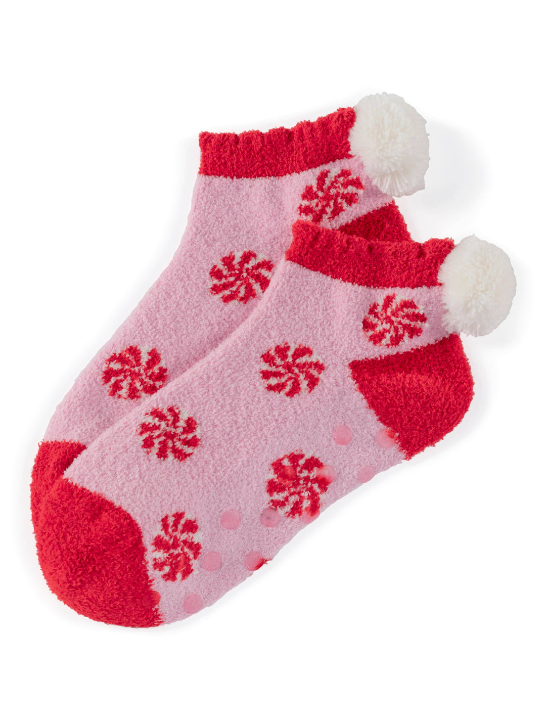 Pippa - Pink Peppermint Pom Socks