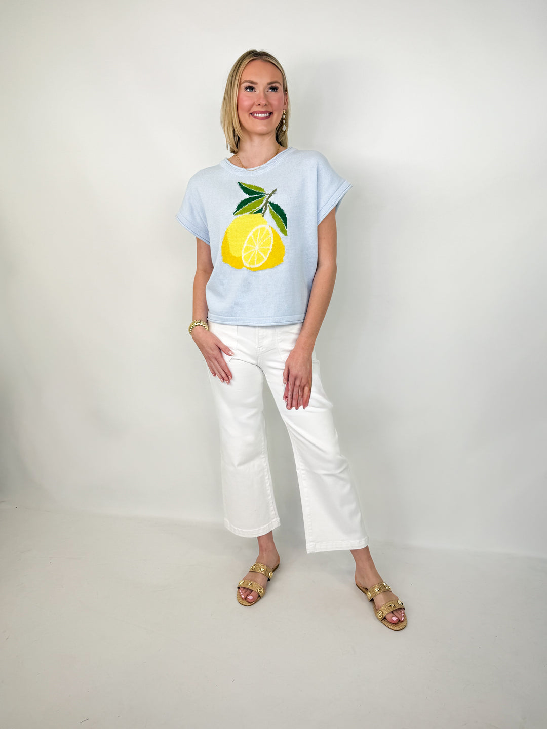 Lemon Knit Sweater