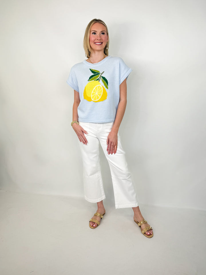 Lemon Knit Sweater