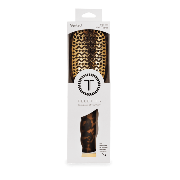 Teleties - Vented Hair Brush (Tortoise)
