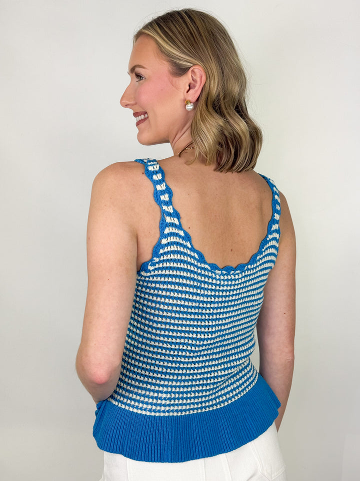 Brooklyn - Crochet Peplum Sweater