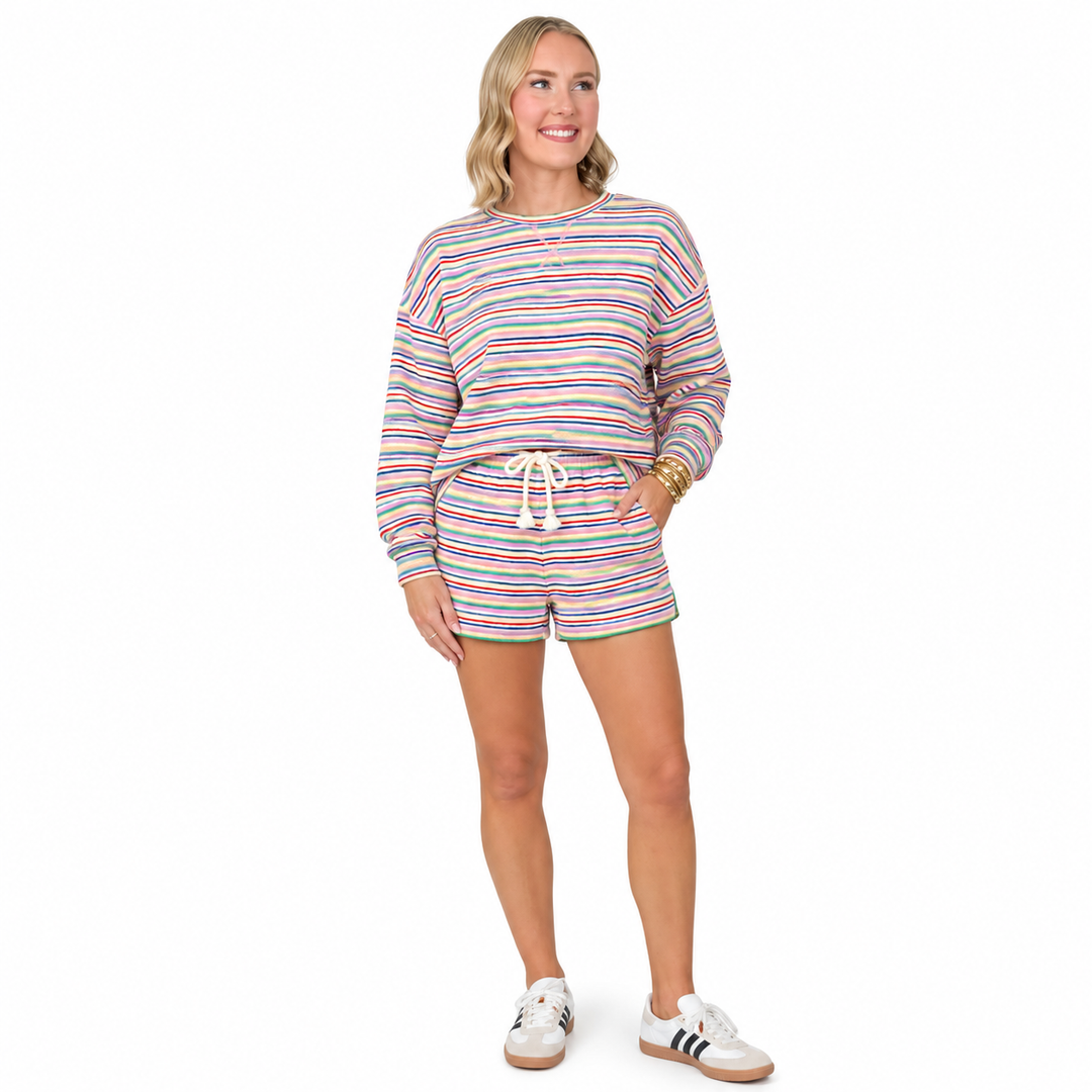Kalina - Multi Striped Terry Cloth Set