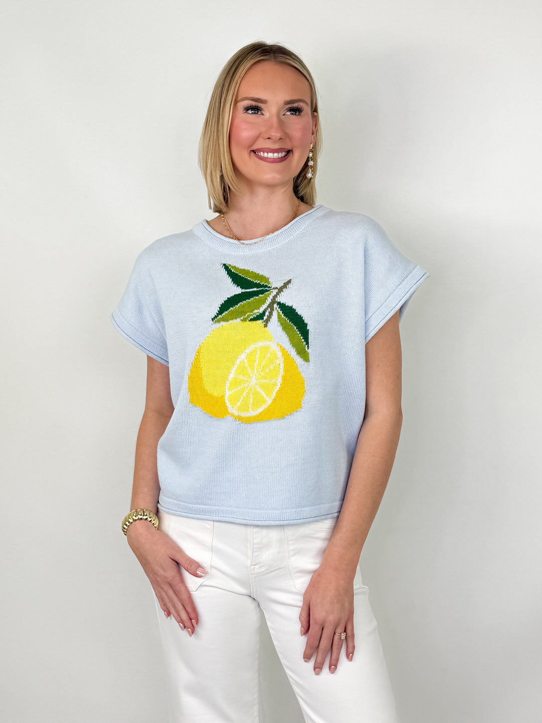 Lemon Knit Sweater