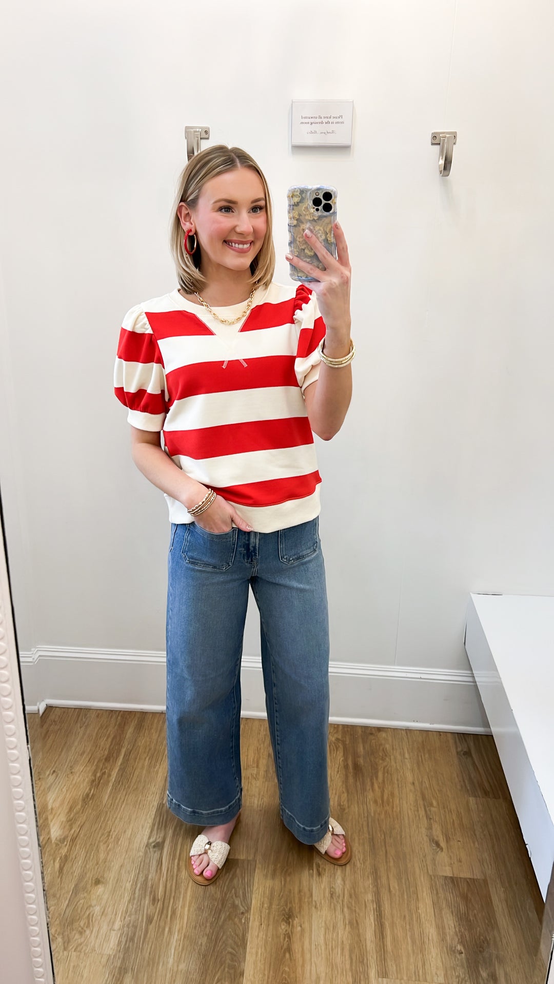 Joni - French Terry Wide Stripe Top