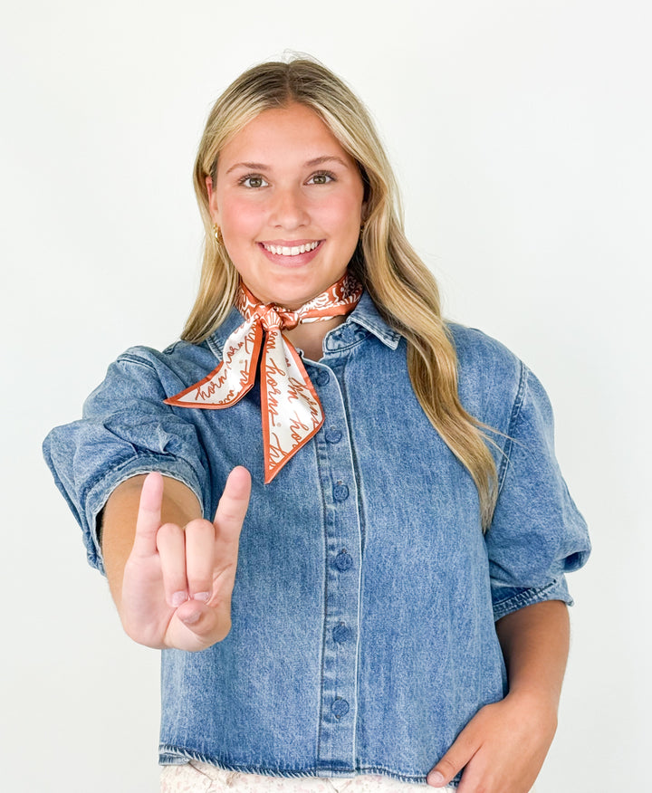 Twilly Scarf – Texas Longhorns