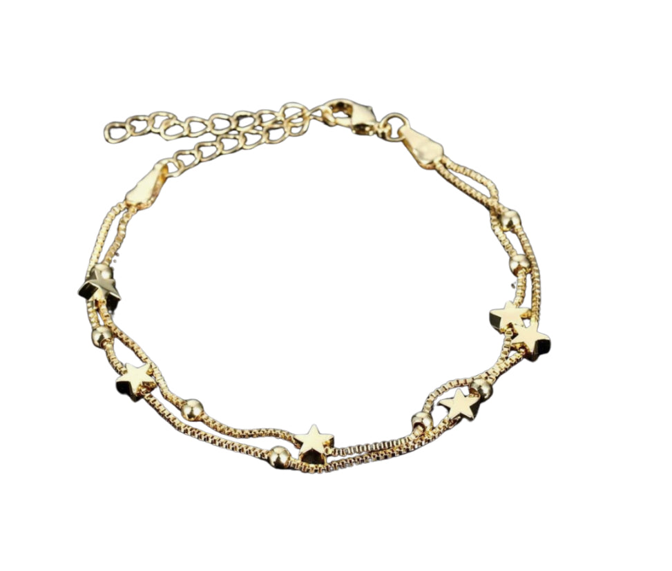 Staci - Star Detail Bracelet (Gold)
