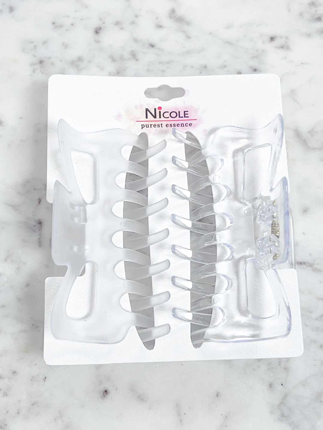 Carla - 3.5" Hair Claw Clips Set of 2