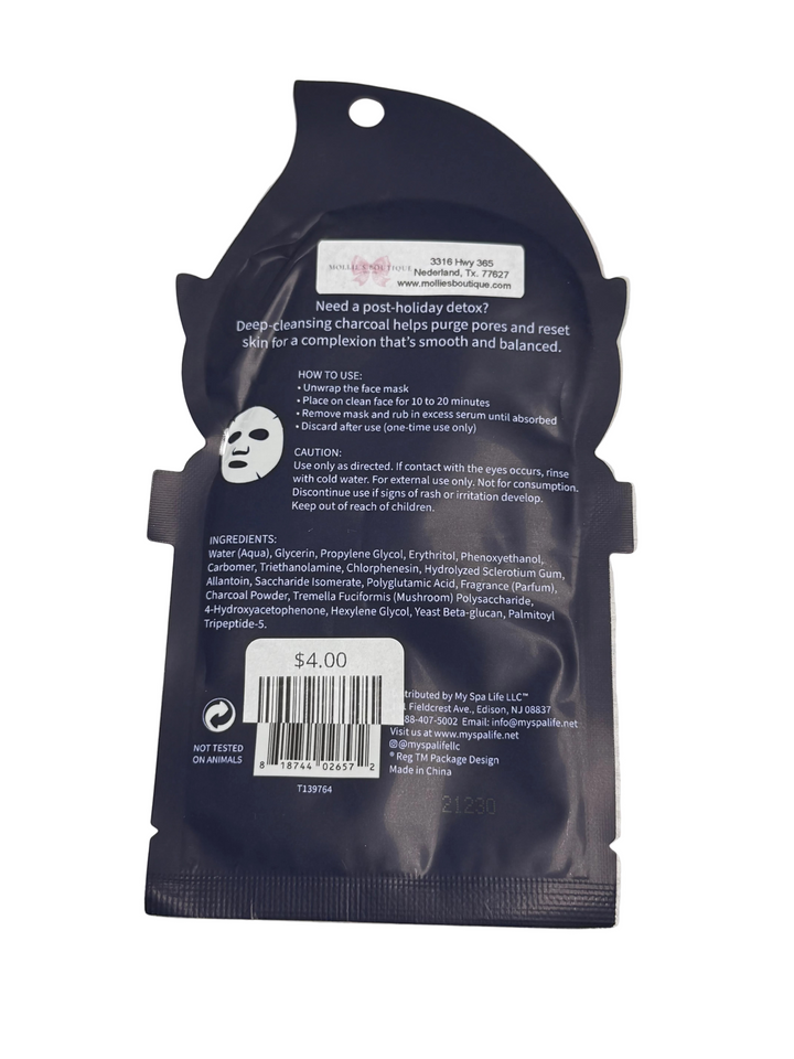 Christmas Holiday Sheet Mask - DETOX