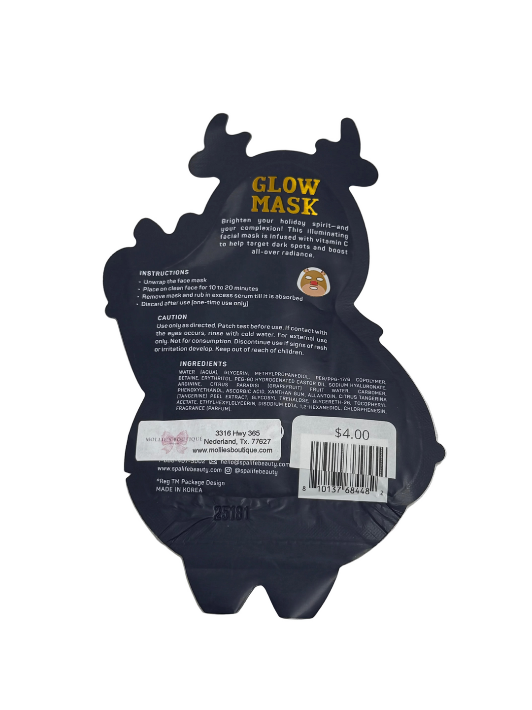 Christmas Face Mask- GLOW
