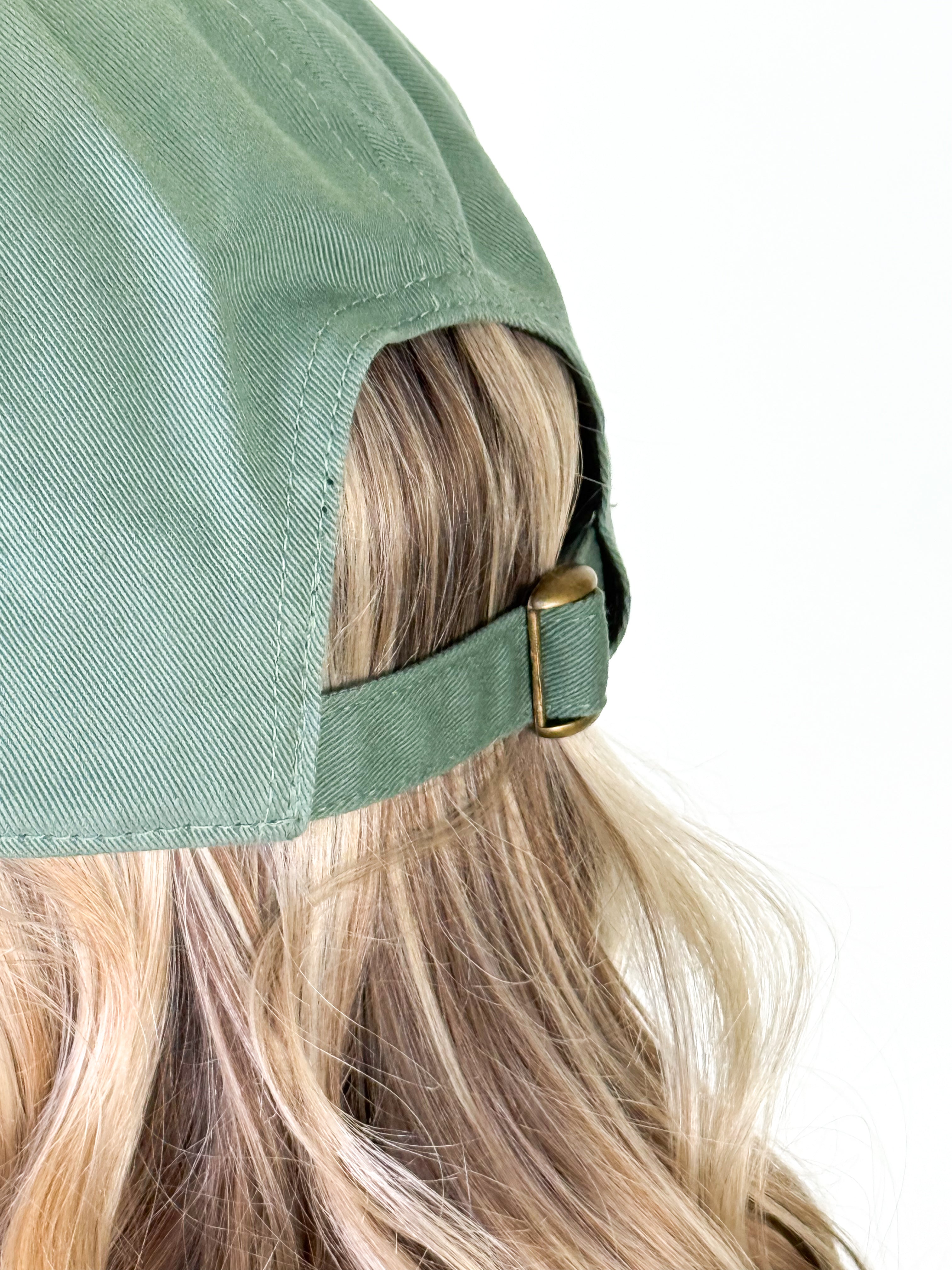Green New York Baseball Hat