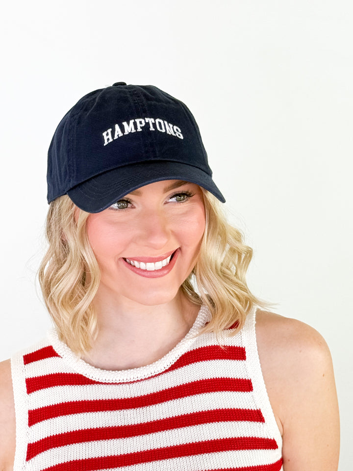 Navy Hamptons Baseball Hat