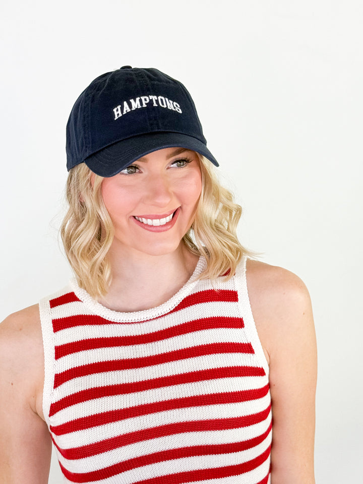 Navy Hamptons Baseball Hat