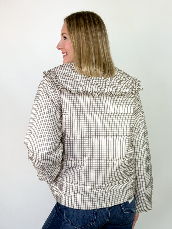 Kendra - Plaid Puffer Jacket