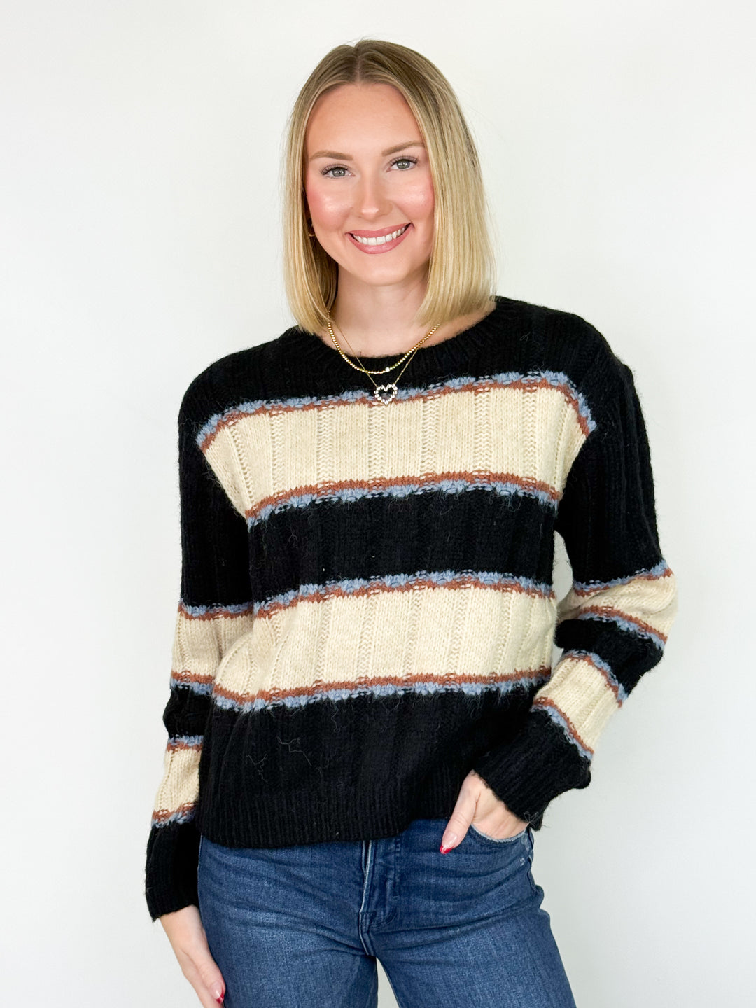 Wendi - Wide Striped Sweater