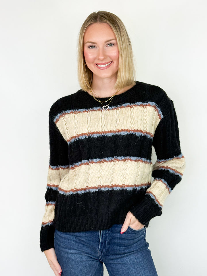 Wendi - Wide Striped Sweater