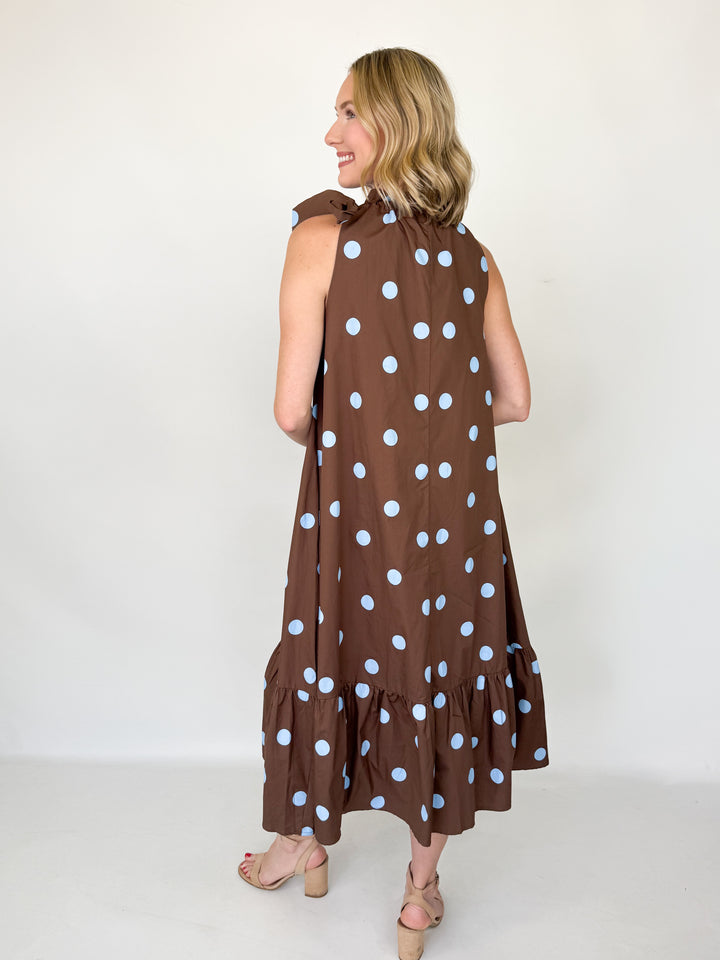 Addy - Polka Dot Midi Dress