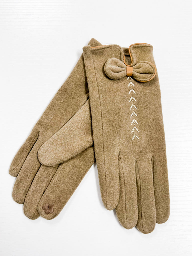 Alli - Smart Touch Gloves (Tan)