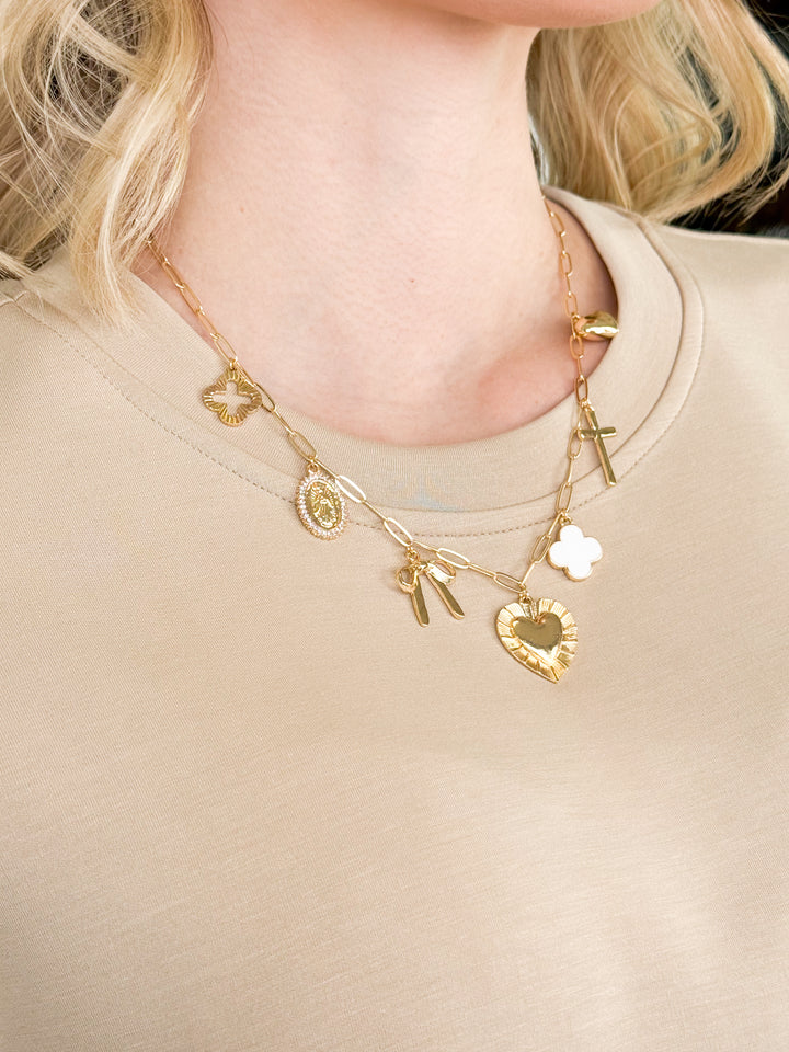 Harley - Gold Charm Necklace
