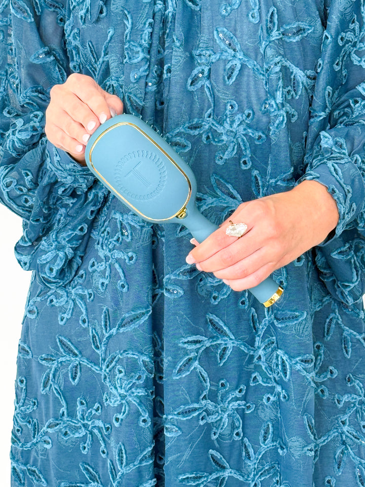 Teleties - Detangler Hair Brush for Medium Hair - Teal With It