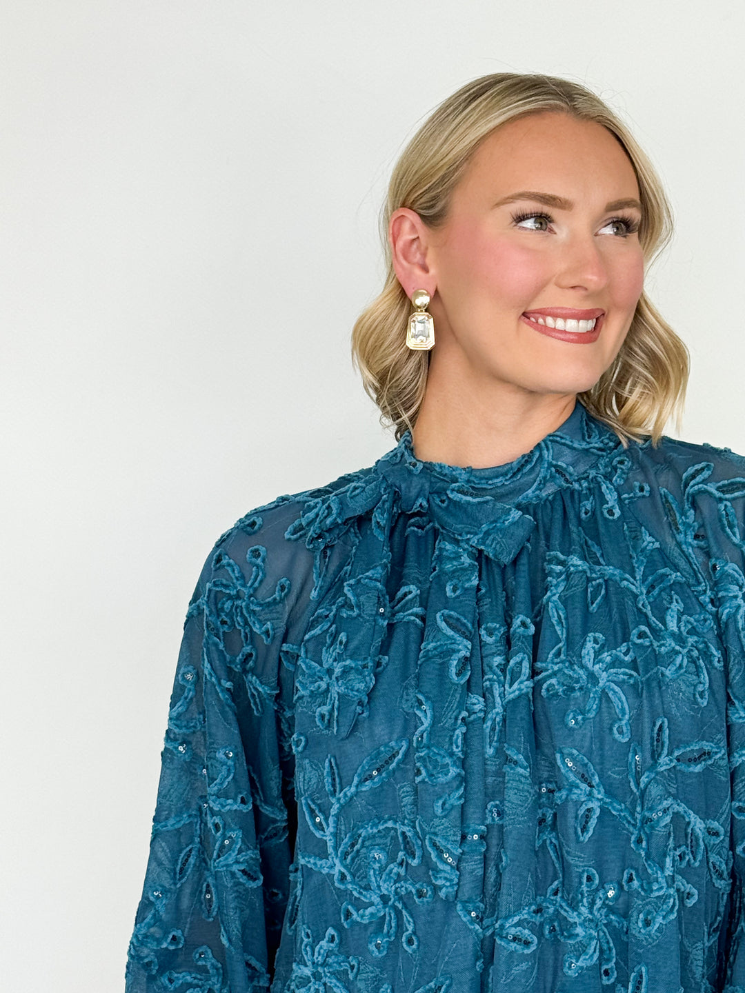 Isla - Rectangle Statement Earrings