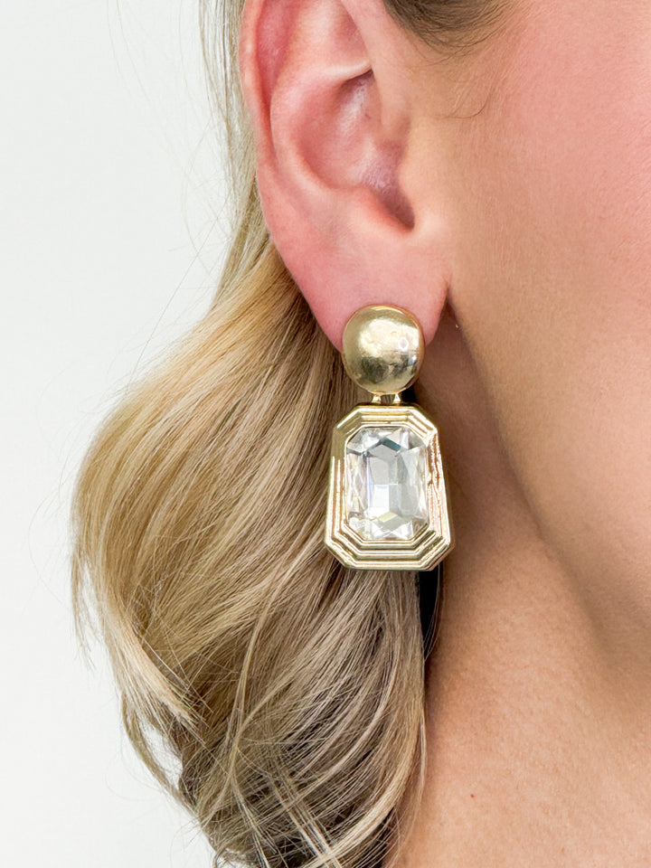 Isla - Rectangle Statement Earrings