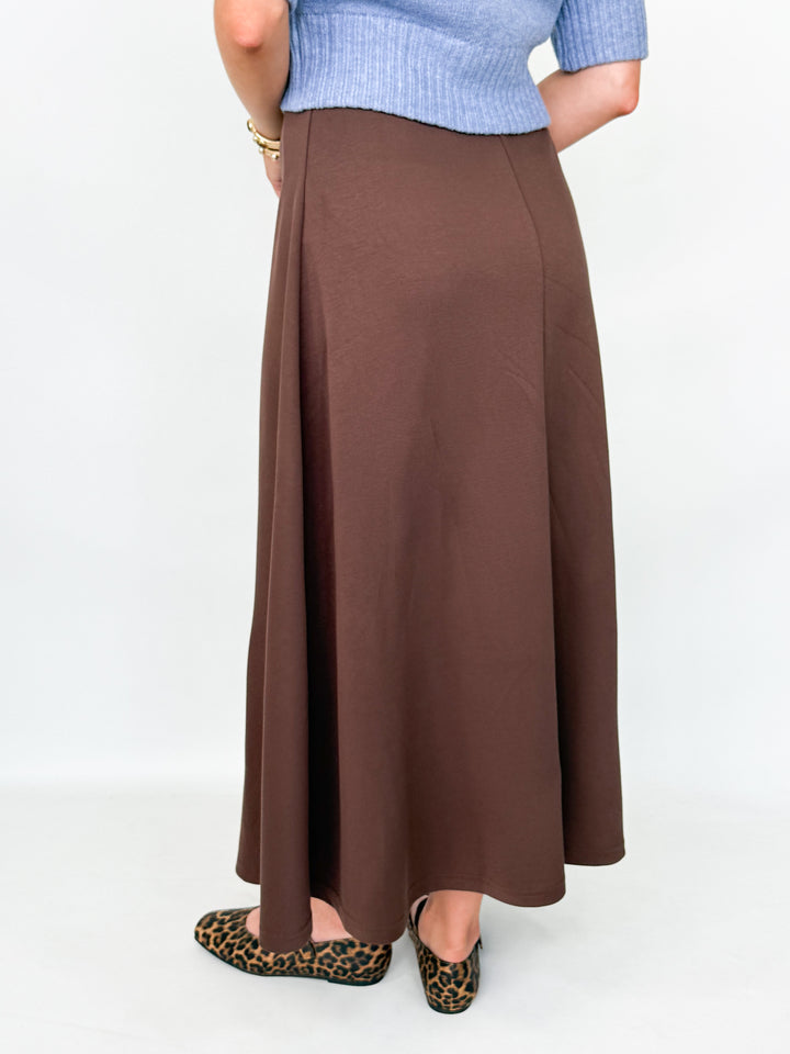 Isadora - Flare Skirt (Brown)
