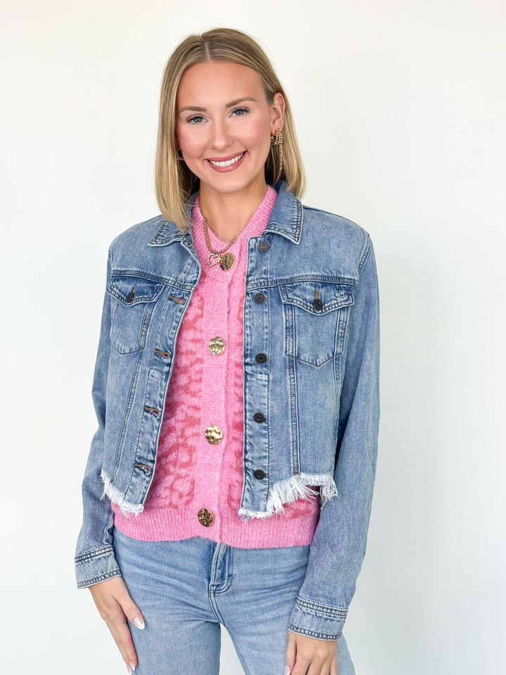 Ronnie - Distressed Denim Jacket