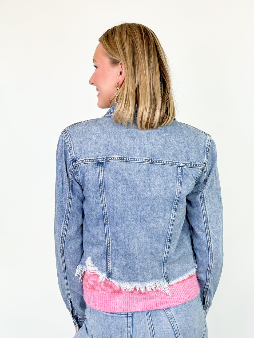 Ronnie - Distressed Denim Jacket