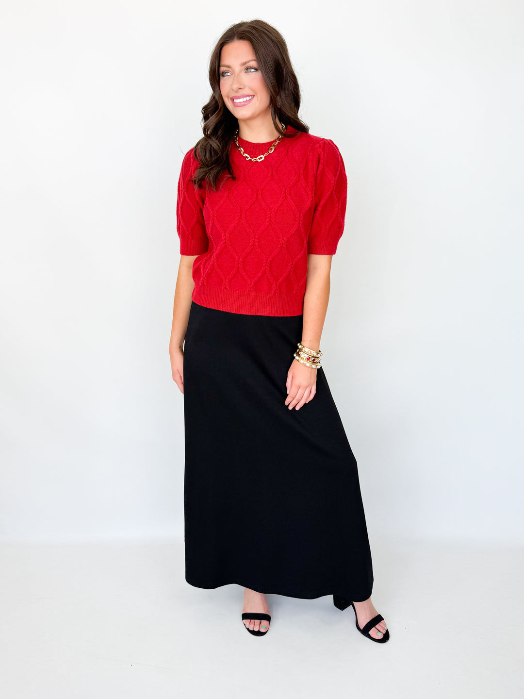 Isadora - Flare Skirt (Black)