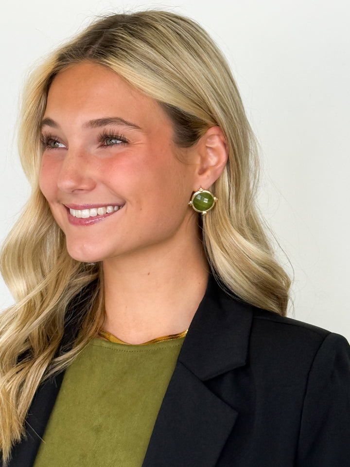 Rosalie - Striped Lined Blazer (Black)