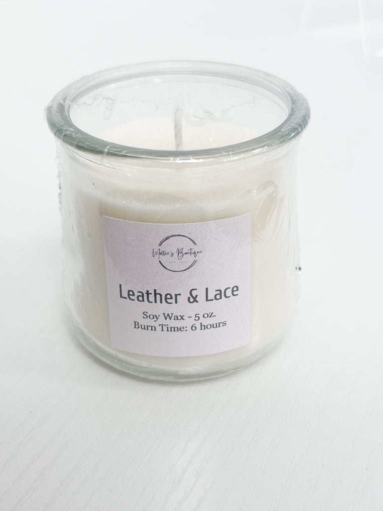 6 oz. Mini Candle - Leather & Lace