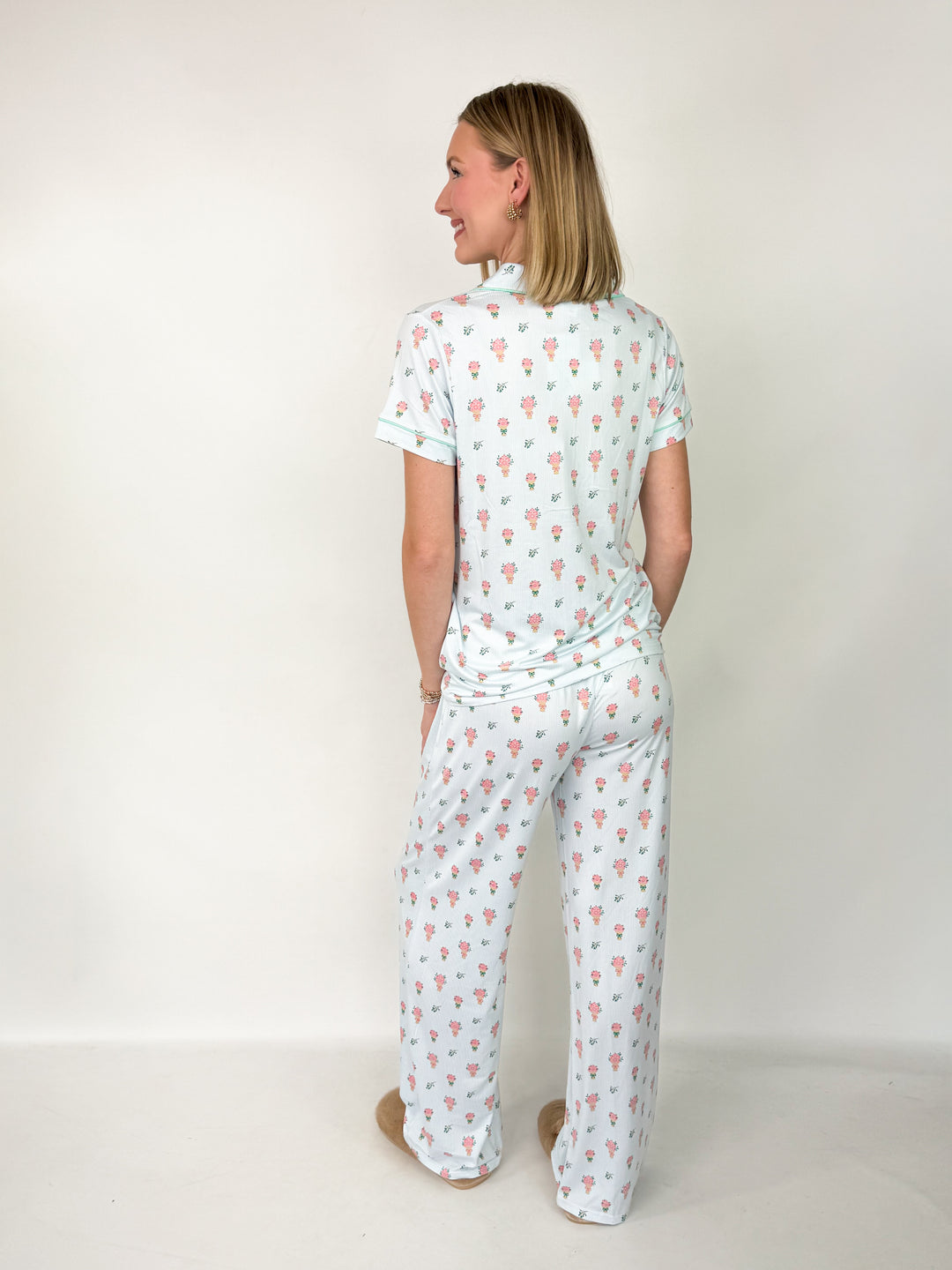 Love Blooms Here Sleep Pant Set