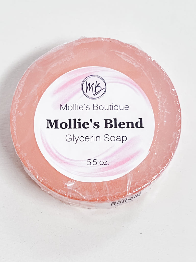 Smiley Face Glycerin Bar Soap - Mollie's Blend