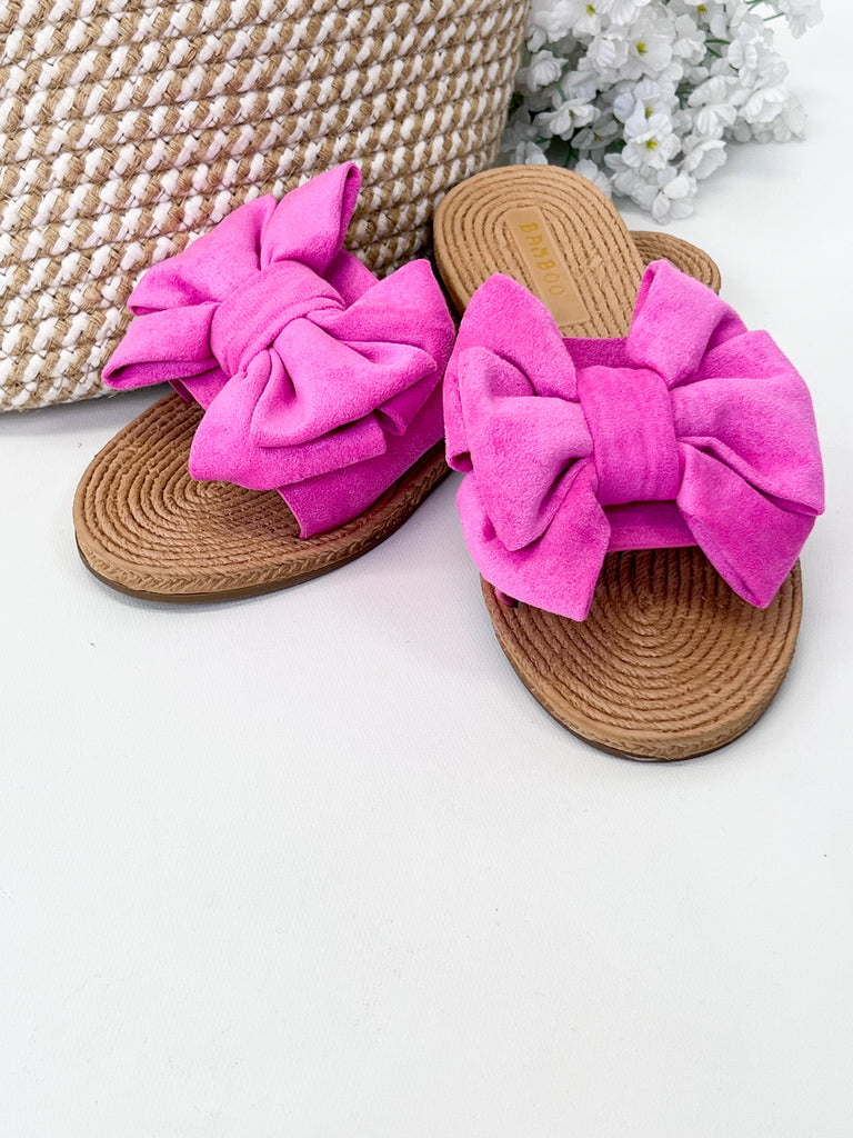 Anna - Bow Sandal (Pink)