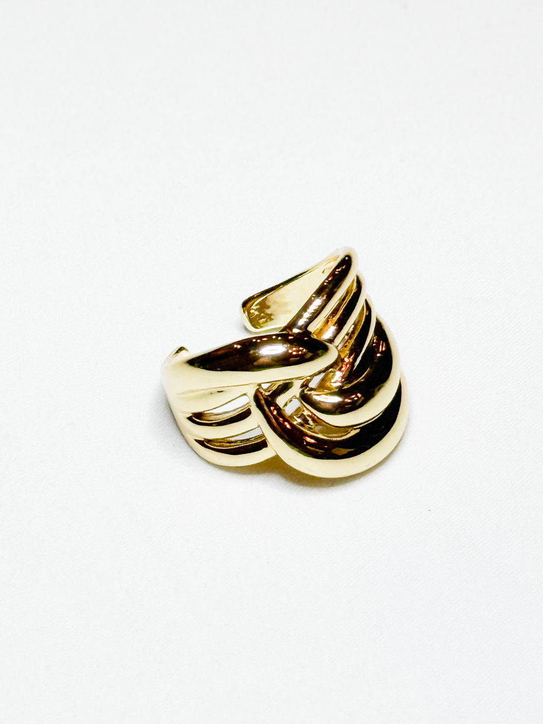 Shay - Adjustable Bold Gold Ring