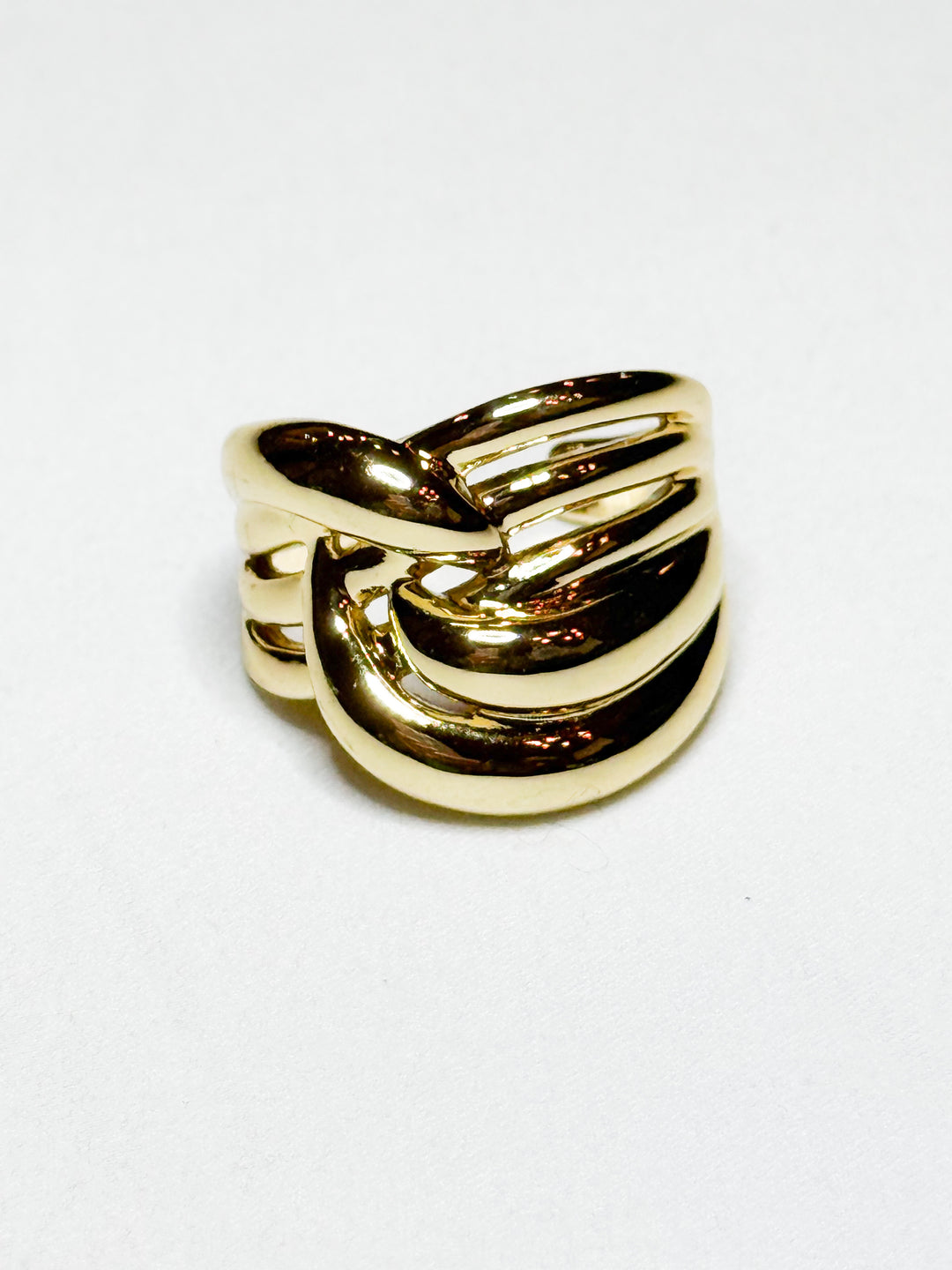 Shay - Adjustable Bold Gold Ring
