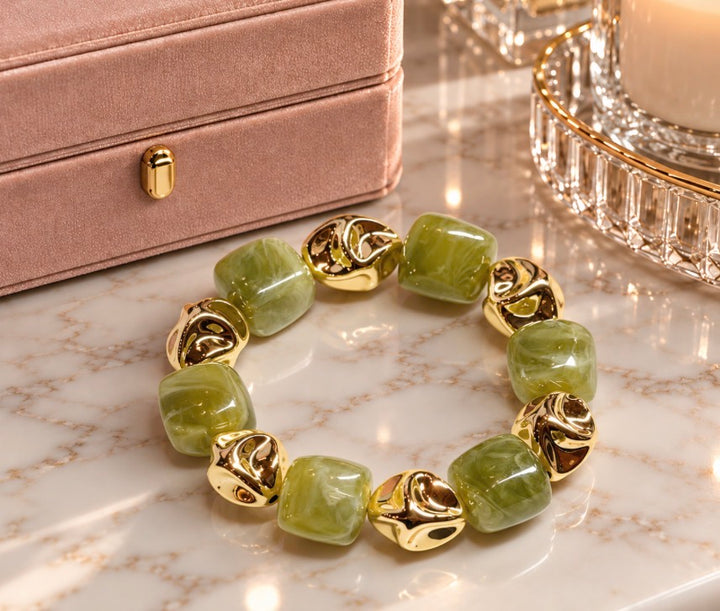 Lyla - Olive Bracelet