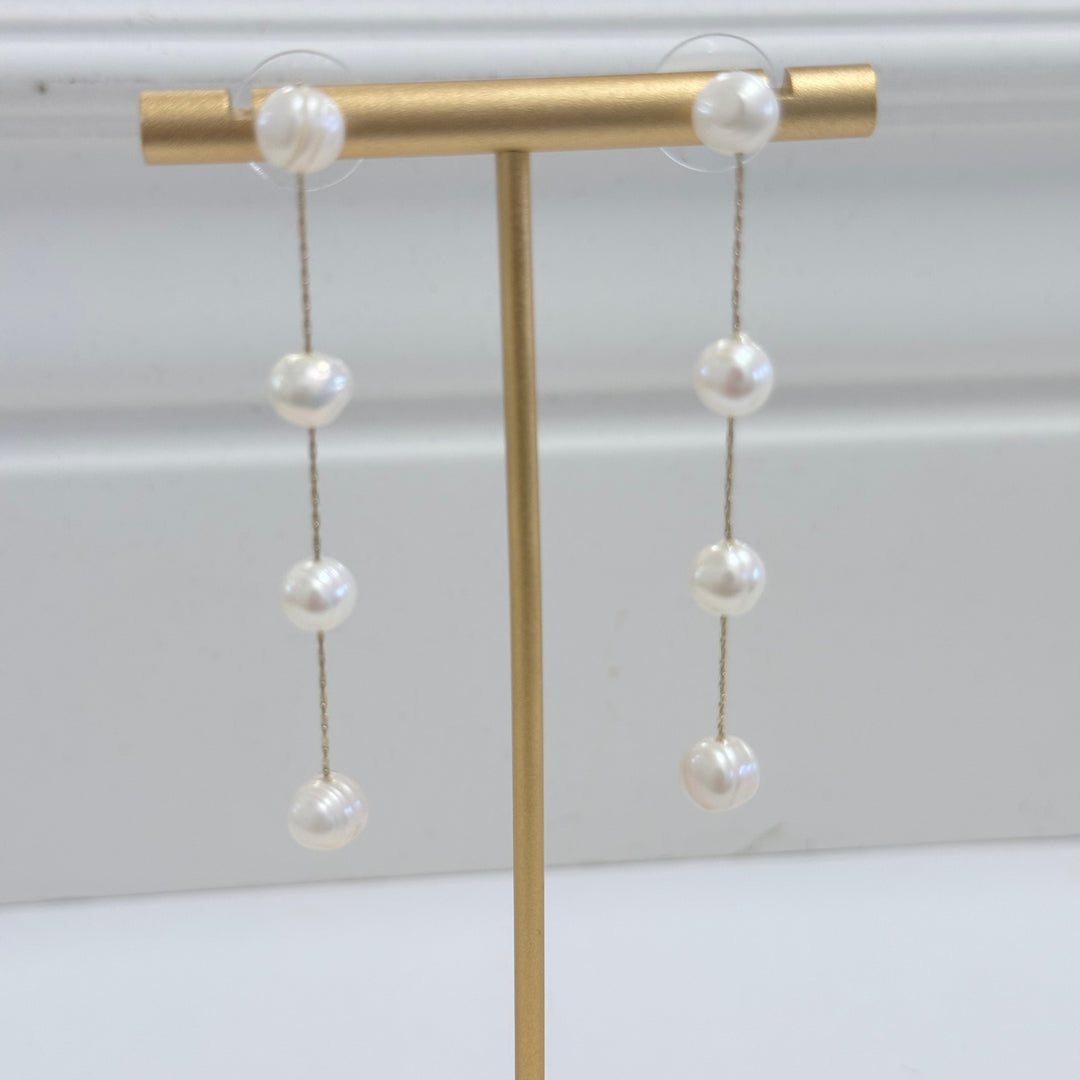 Trisha - Pearl Drop Earrings