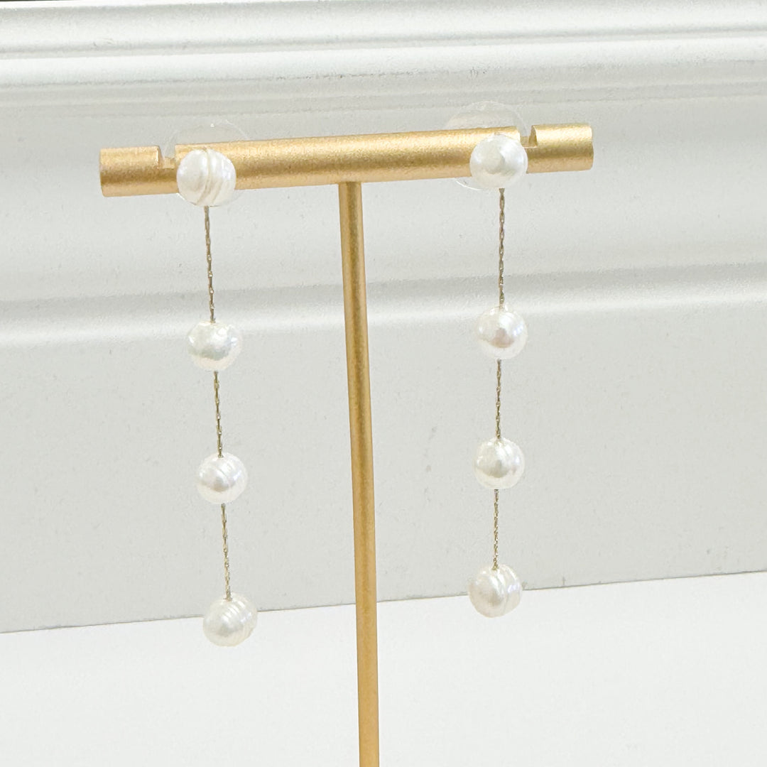 Trisha - Pearl Drop Earrings