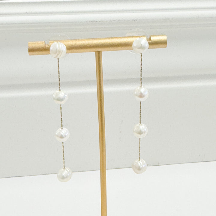 Trisha - Pearl Drop Earrings