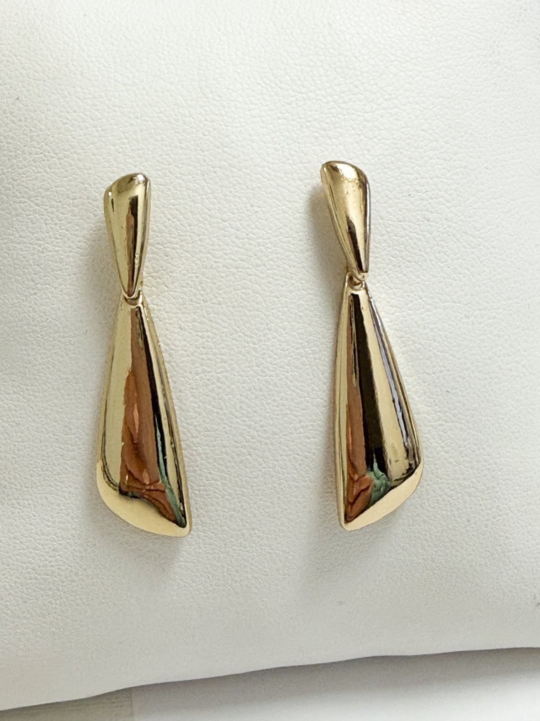 Kim - Gold Geo Drop Earrings