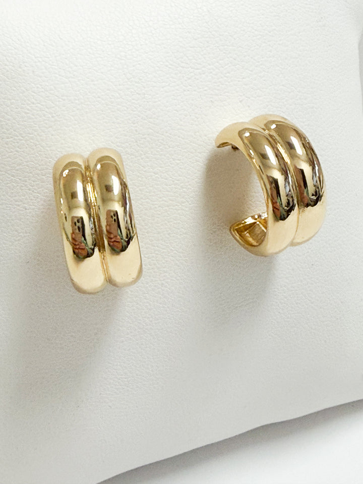 Wren - Chunky Double Mini Hoop
