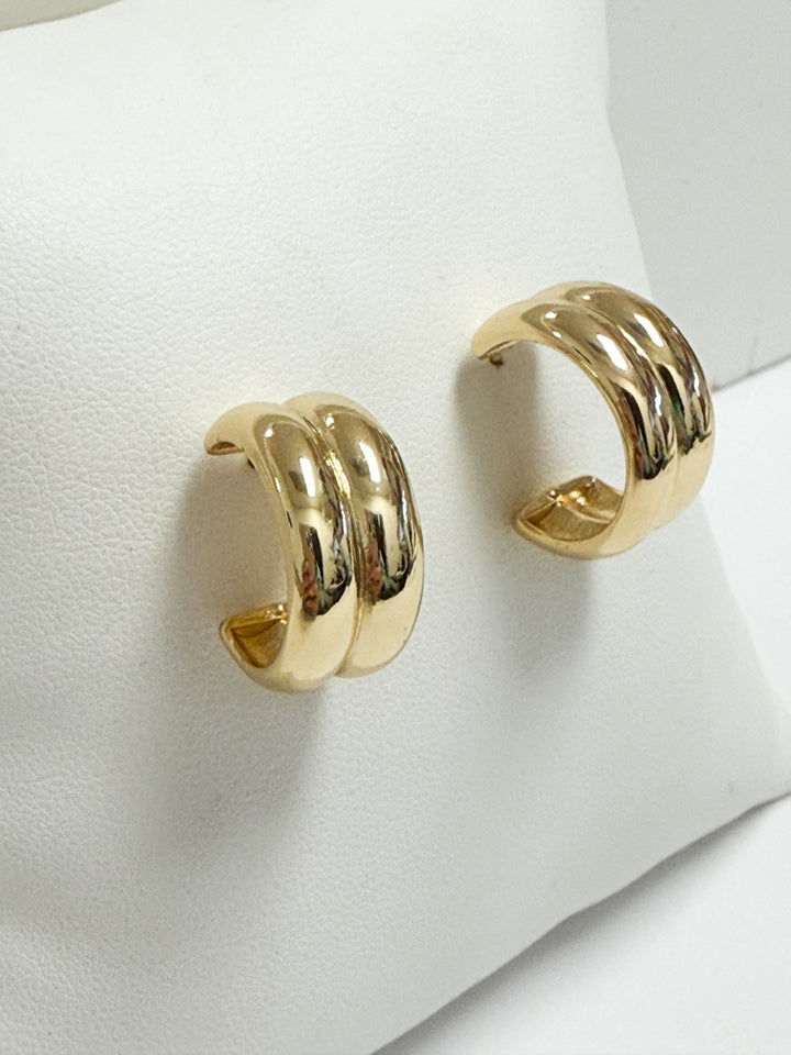 Wren - Chunky Double Mini Hoop