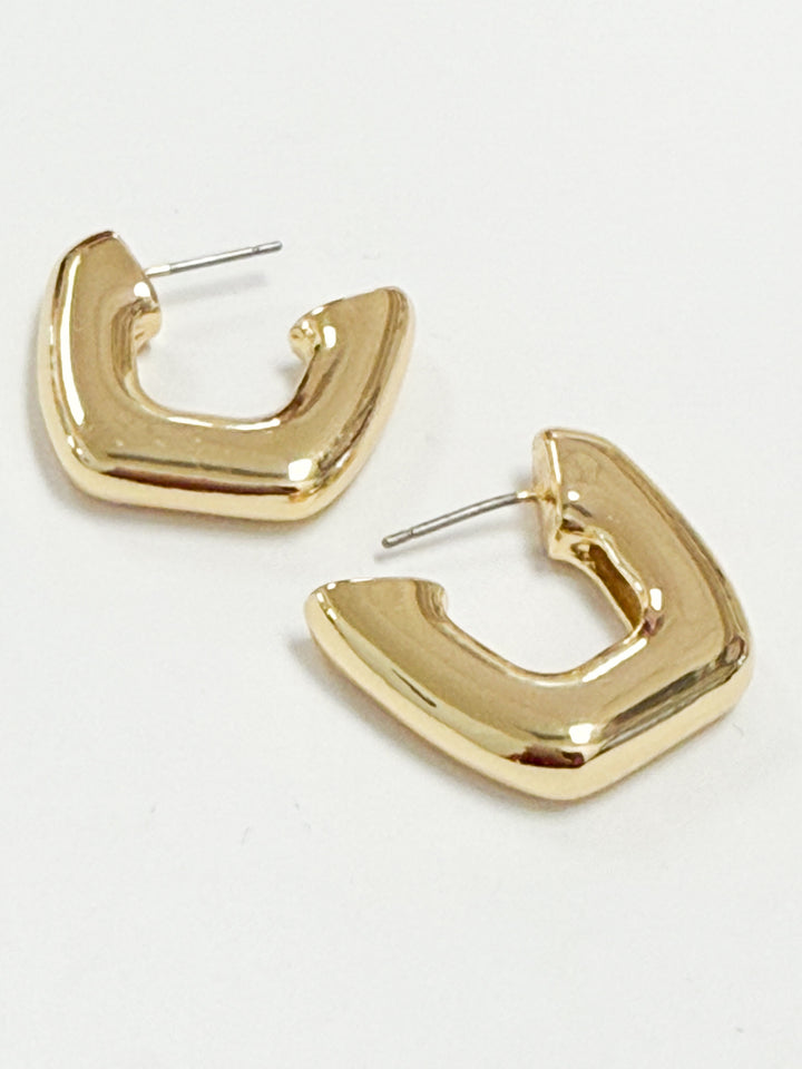 Sutton - Gold Geo Hoops